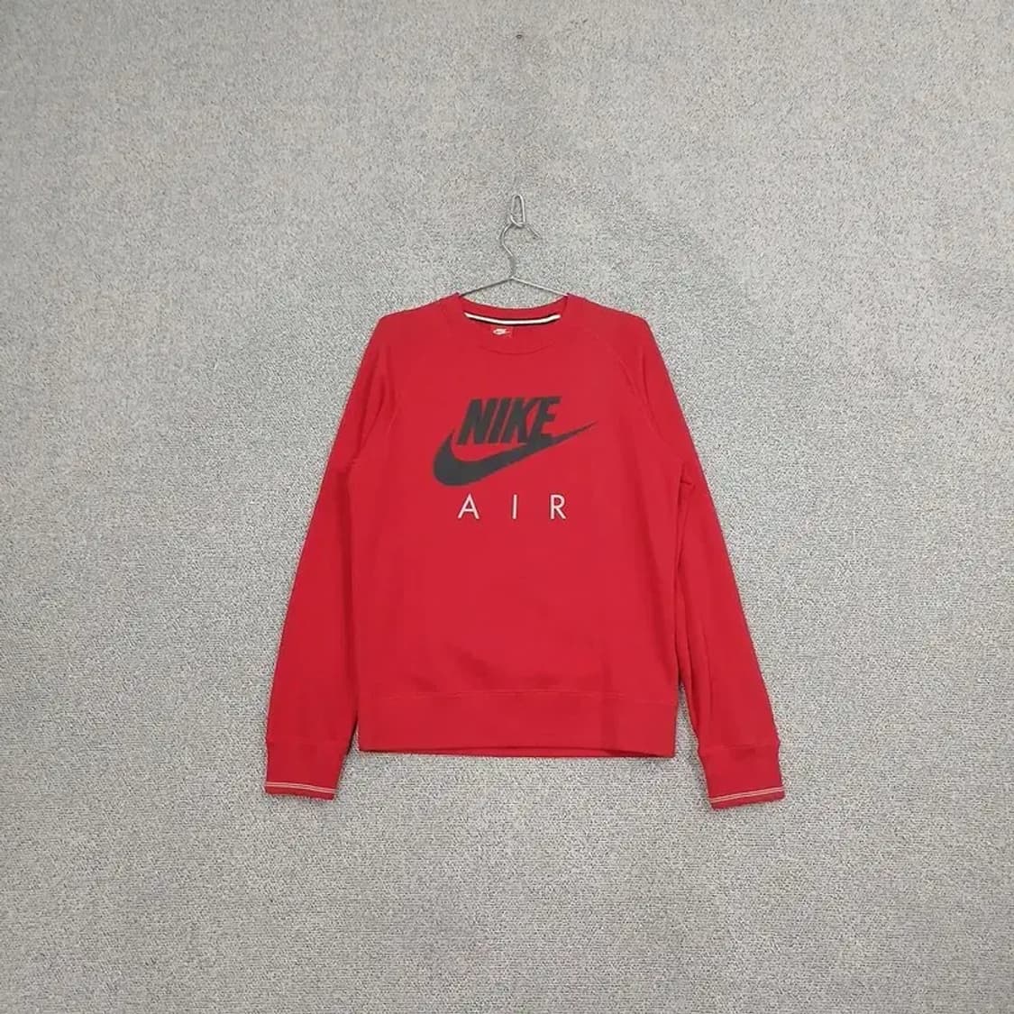 나이키 에어 프린팅 레드 맨투맨 M 상품이미지1