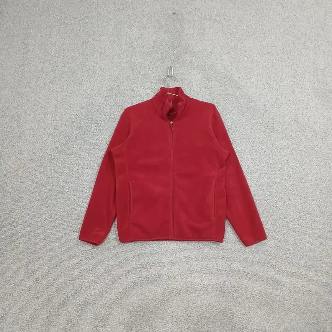 유니클로 레드 플리스 후리스 M 상품이미지1