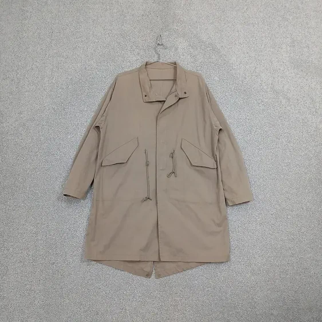 마인드브릿지 베이지 테크웨어 나일론 코트 100 상품이미지1