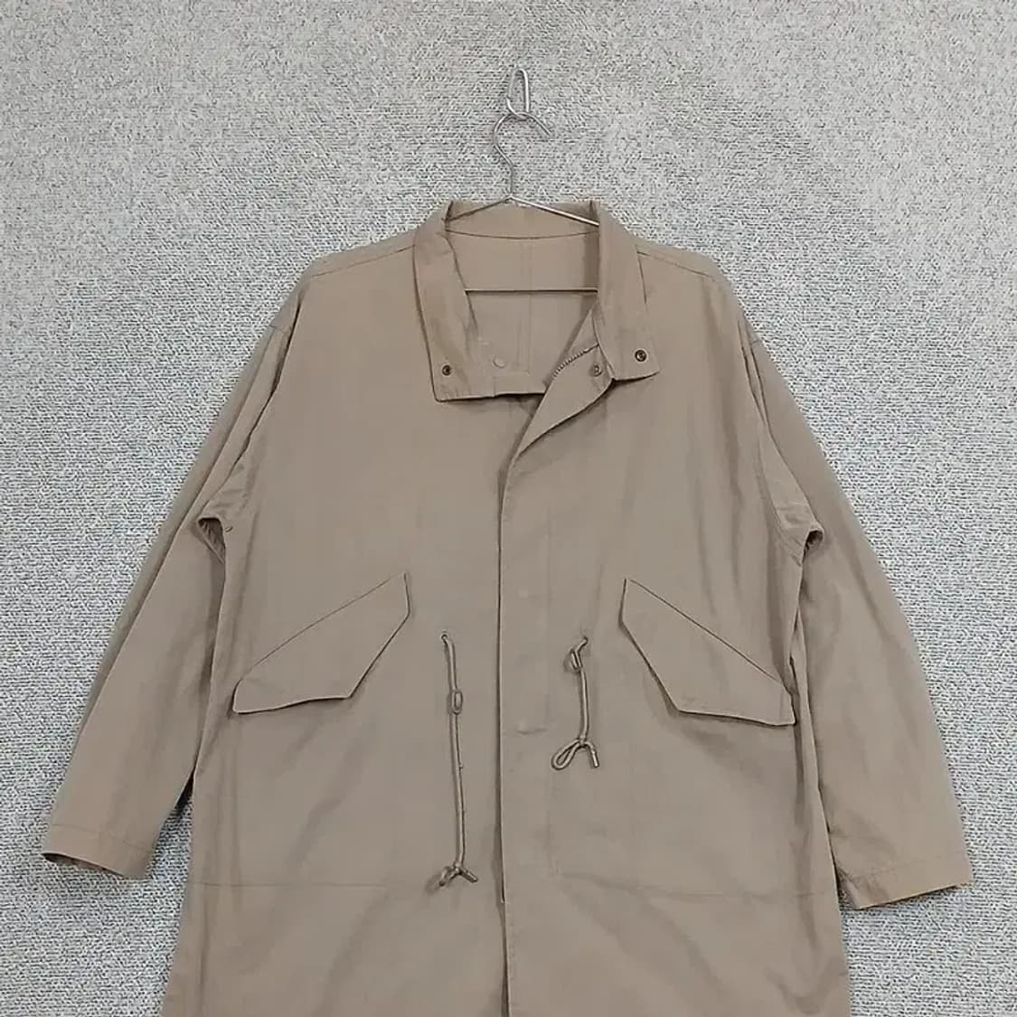 마인드브릿지 베이지 테크웨어 나일론 코트 100 상품이미지3