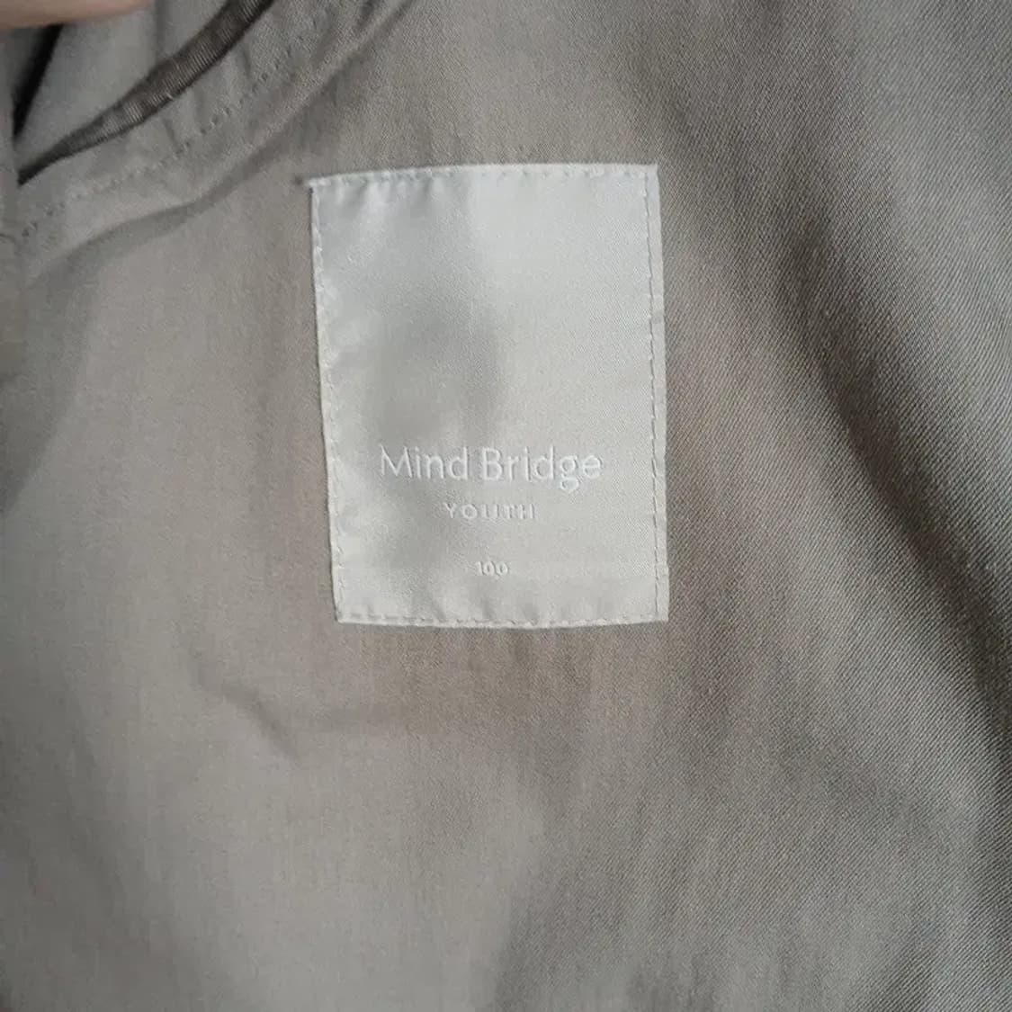 마인드브릿지 베이지 테크웨어 나일론 코트 100 상품이미지5