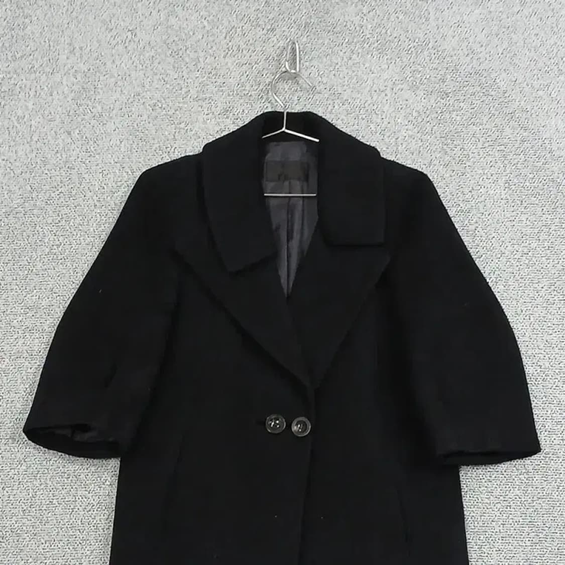 시스템 한섬 여성 캐주얼 울 블랙 코트 82-94-150 상품이미지3