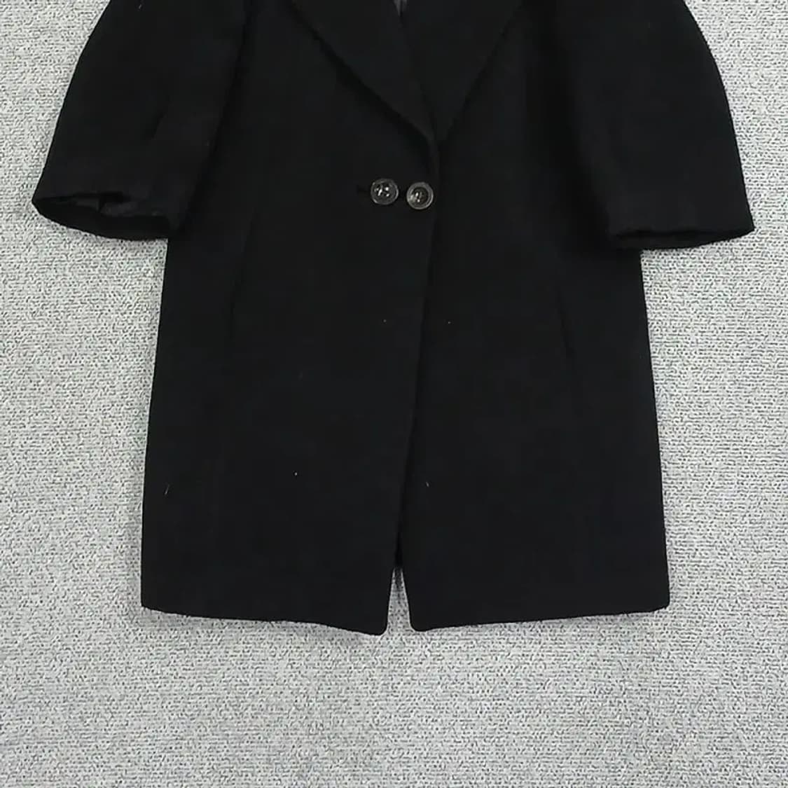 시스템 한섬 여성 캐주얼 울 블랙 코트 82-94-150 상품이미지4