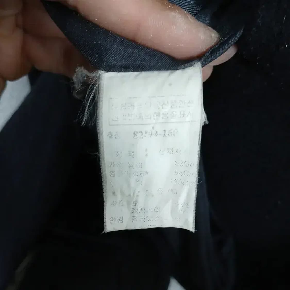 시스템 한섬 여성 캐주얼 울 블랙 코트 82-94-150 상품이미지6