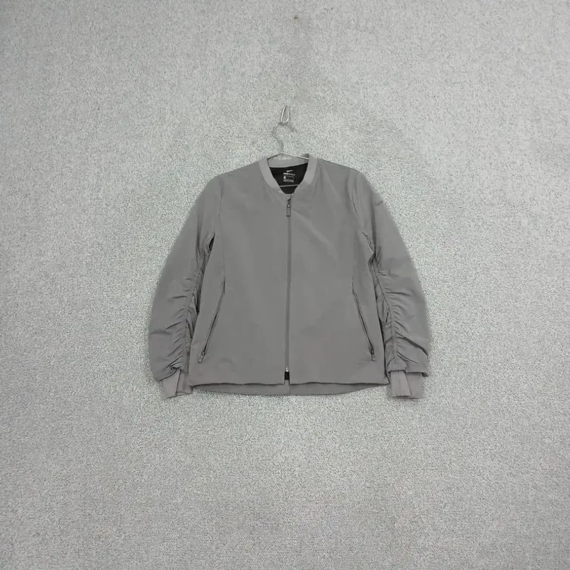 나이키 실드 여성 라이트 그레이 기능성 블루종 자켓 L 상품이미지1