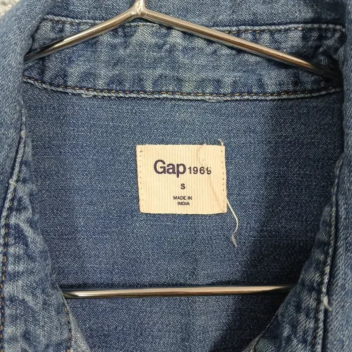 갭 여성 캐주얼 데님 셔츠 원피스 S 상품이미지3