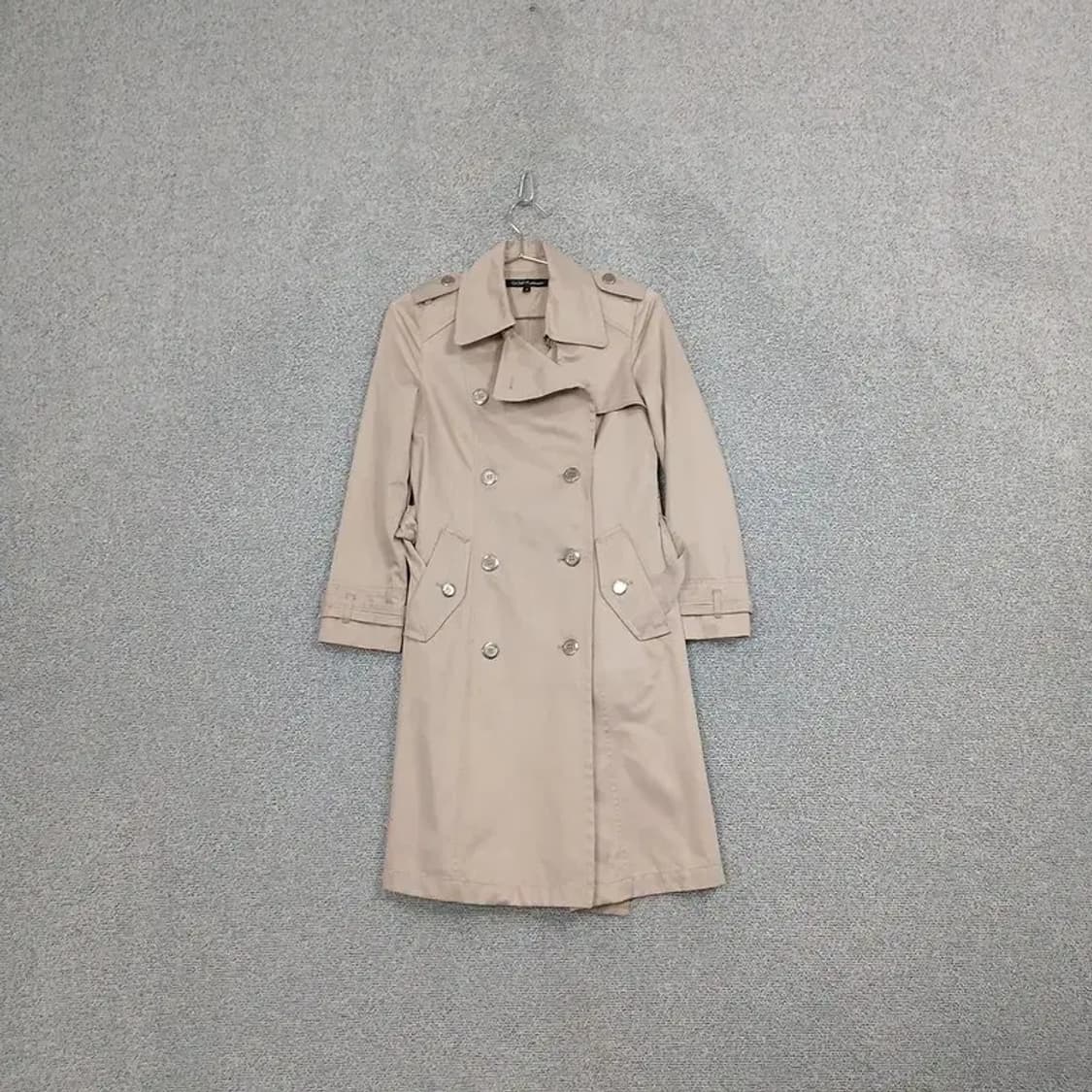 GGPX 여성 캐주얼 연베이지 트렌치 코트 S 상품이미지1