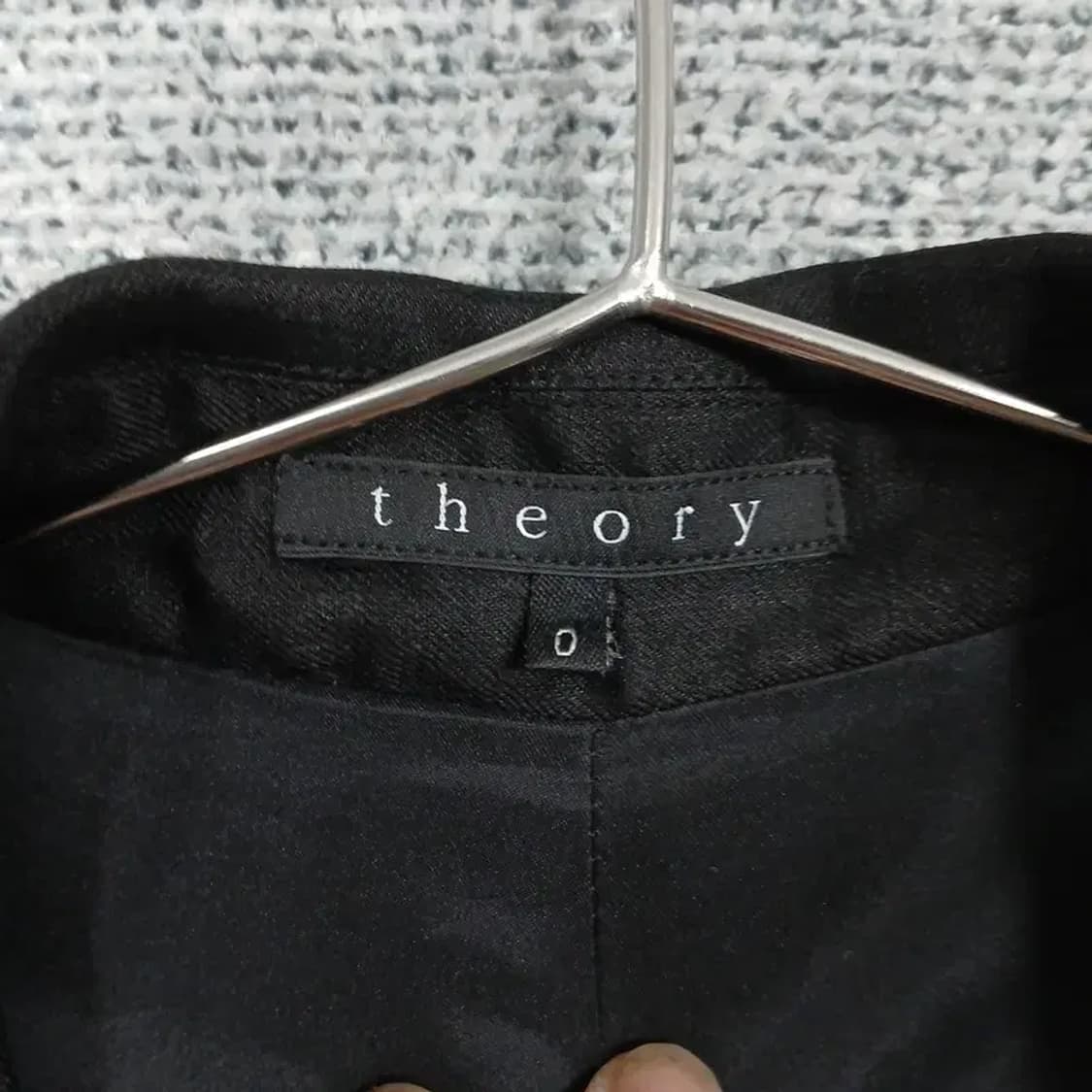 띠어리 블랙 원버튼 여성 클래식 정장 블레이저 자켓 80-64-160 상품이미지3