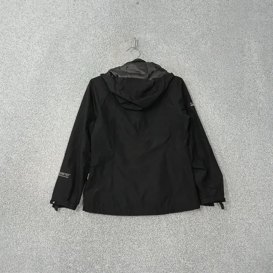 밀레 로고 블랙 고어텍스 바람막이 윈드자켓 90 상품이미지2