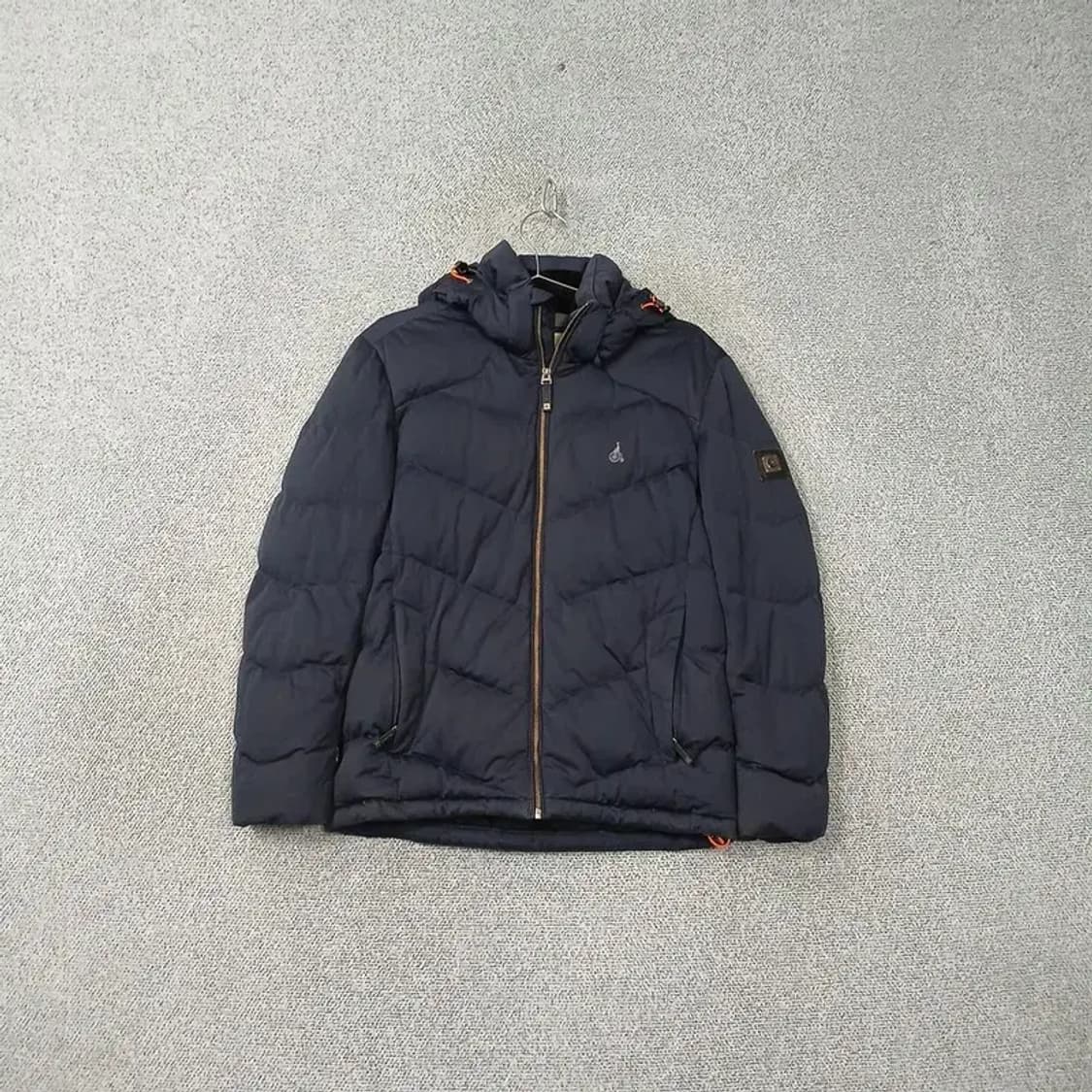 빈폴 네이비 로고 캐주얼 구스다운 거위털 패딩 95 상품이미지1
