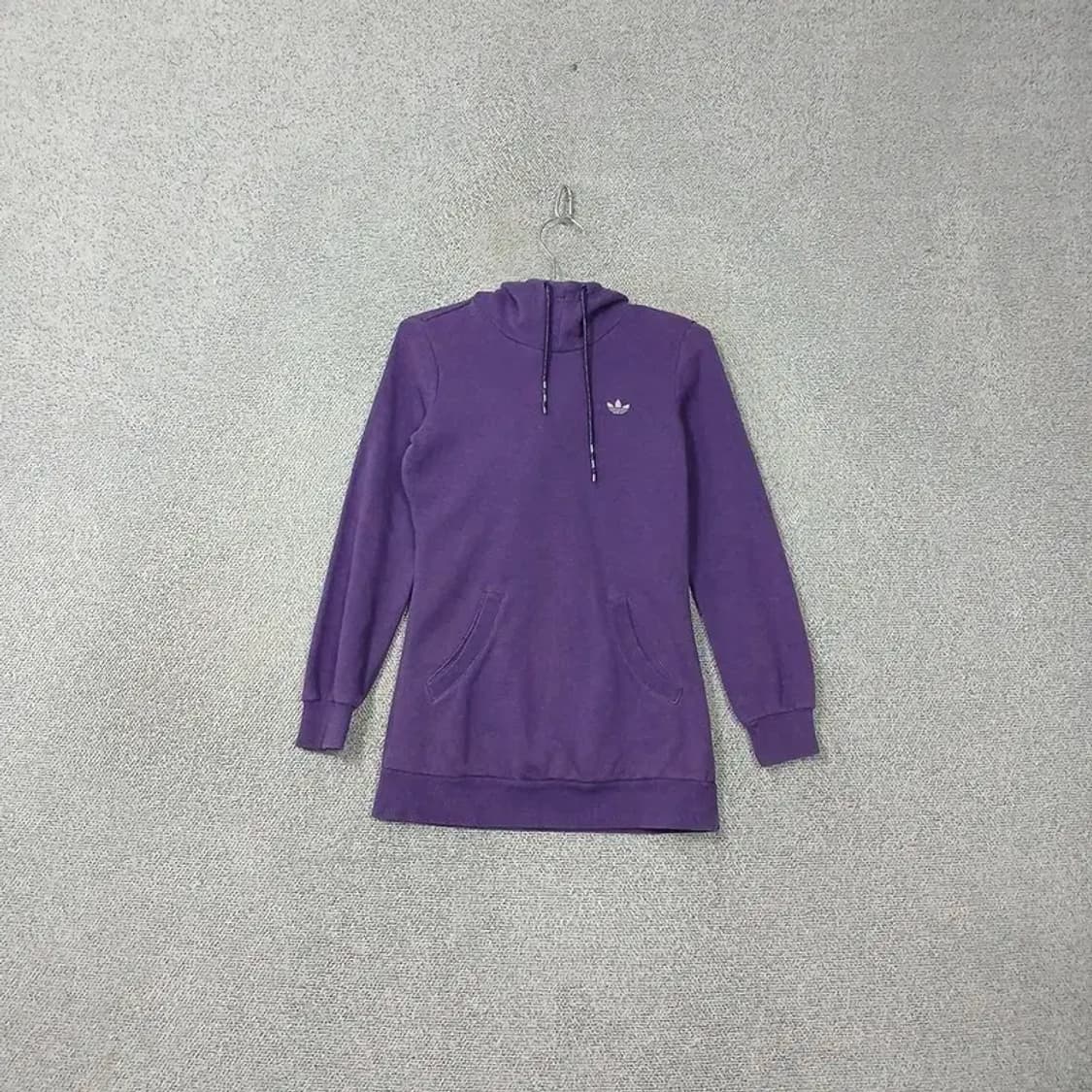 아디다스 퍼플 불꽃 로고 롱 후드티 85 상품이미지1