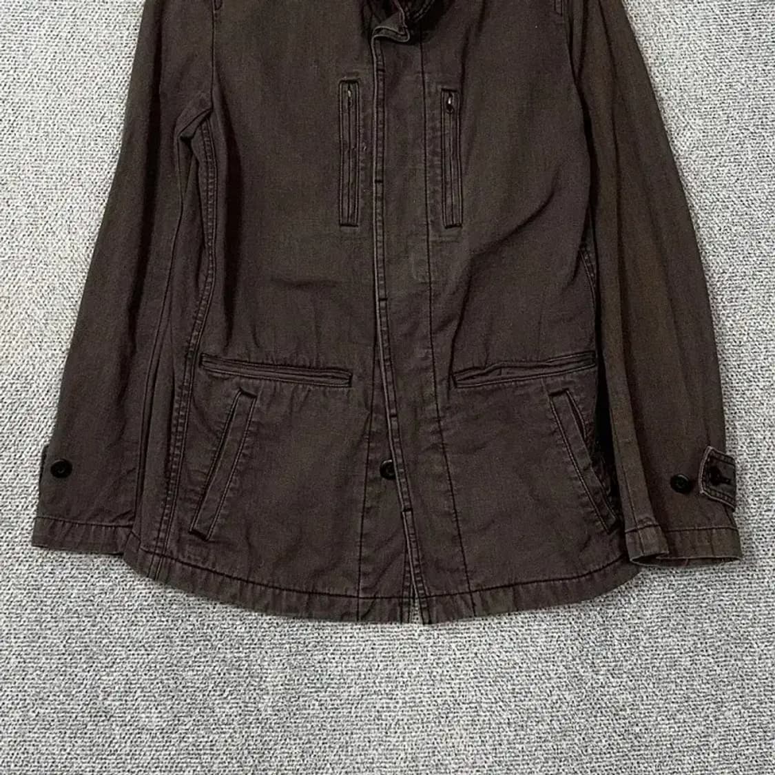 맨즈 멜로즈 남성 빈티지 브라운 코튼 자켓 100 상품이미지4