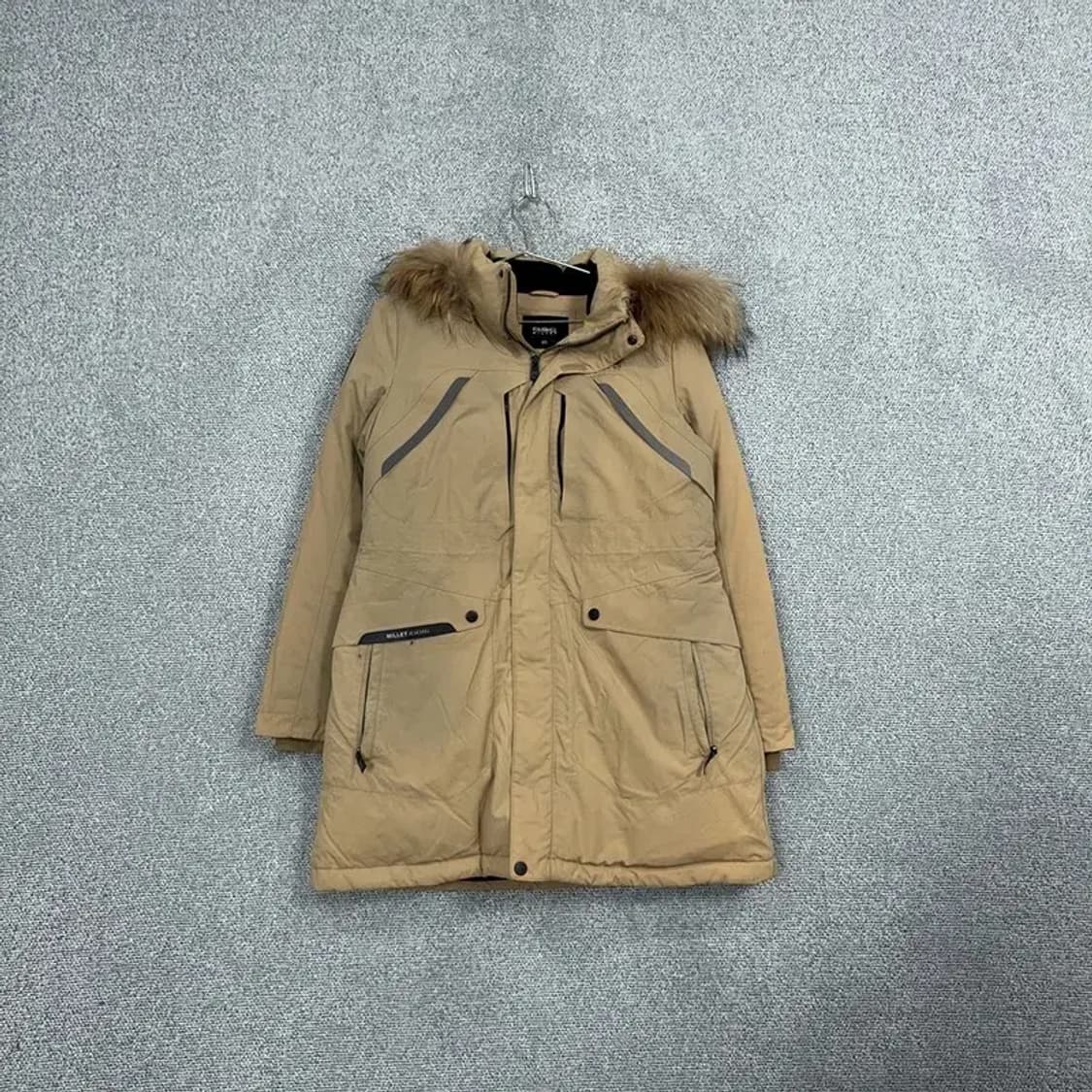 밀레 베이지 덕다운 파카 패딩 95 상품이미지1