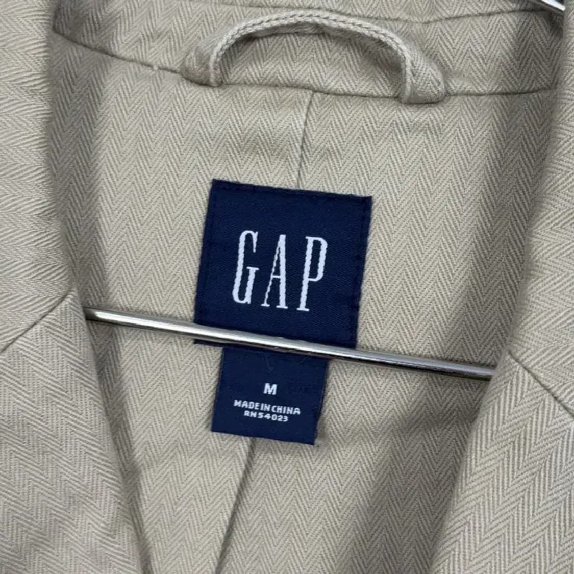 갭 재팬 빈티지 쿼드포켓 베이지 블레이저 자켓 M 상품이미지3