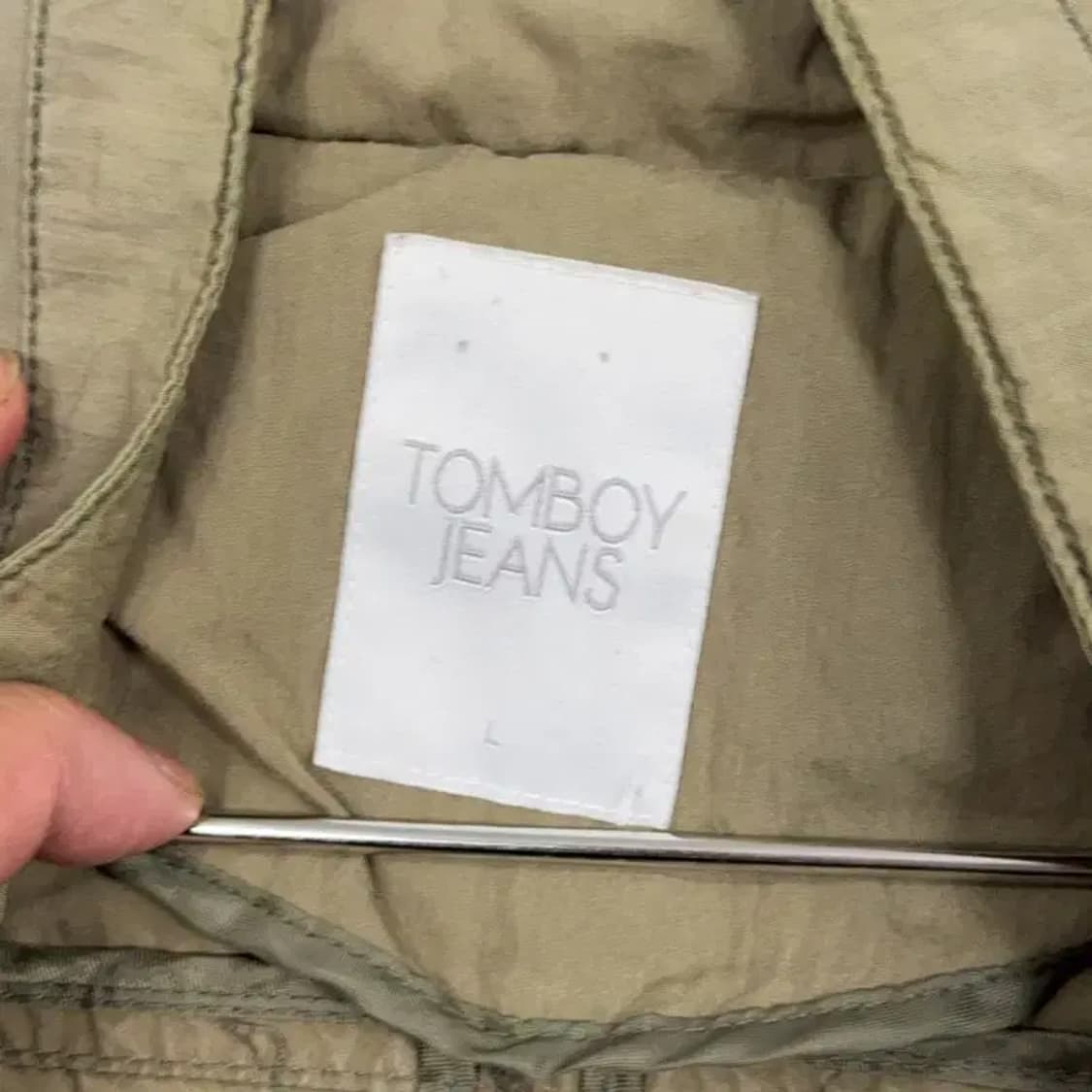 톰보이 진스 빈티지 연카키 쿼드포켓 필드 자켓 L 상품이미지3