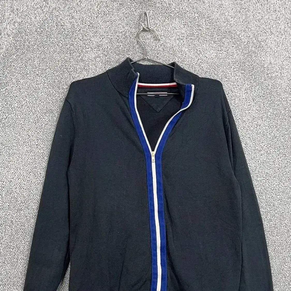 타미힐피거 캐주얼 네이비 코튼 집업 L 상품이미지3