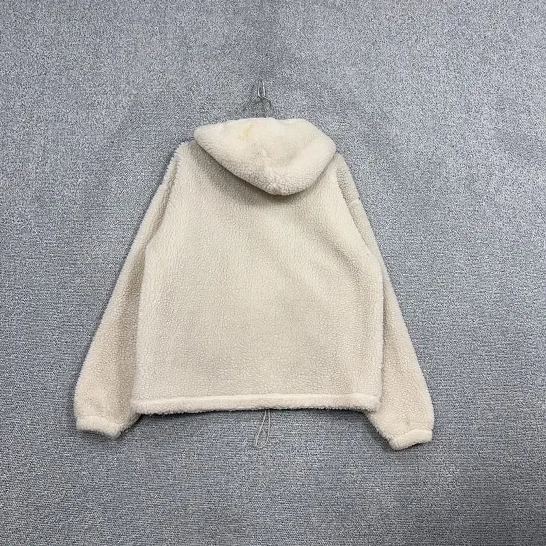 5252 OIOI 양털 뽀글이 반집업 후리스 후드티 FREE 상품이미지2