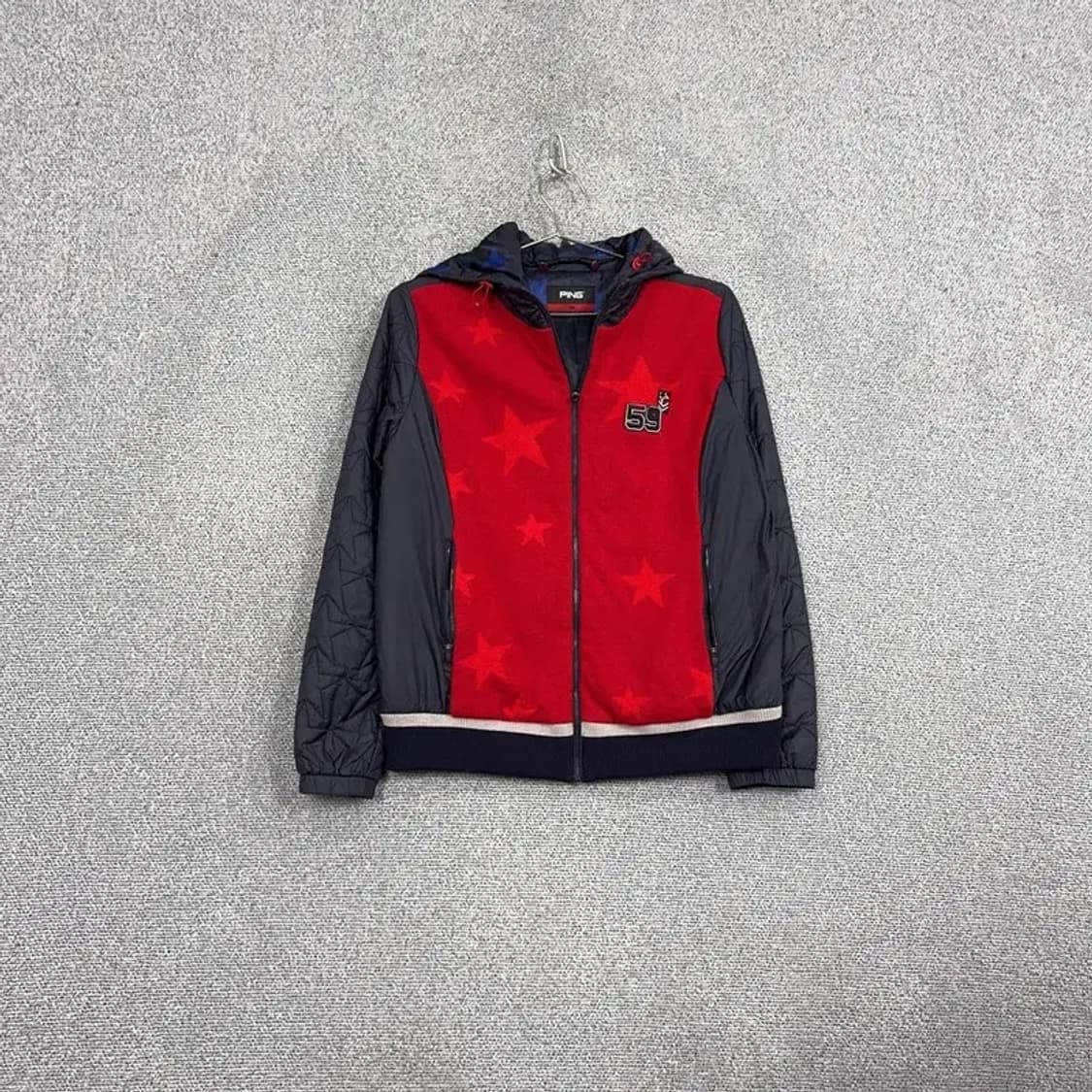 핑 로고 기능성 골프 후드 집업 자켓 100 상품이미지1