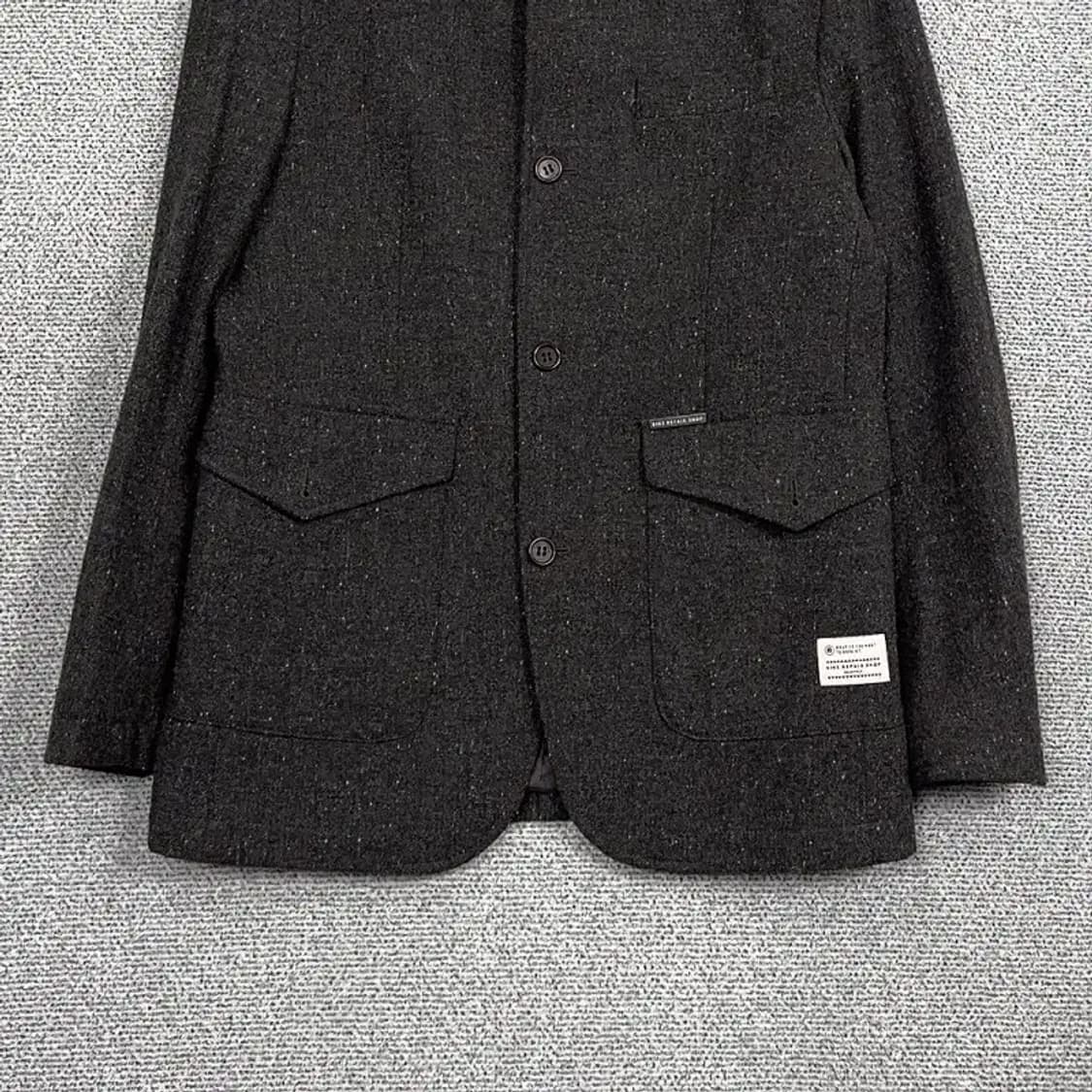 빈폴 그레이 남성 클래식 차이나넥 울 블레이저 자켓 100 상품이미지4