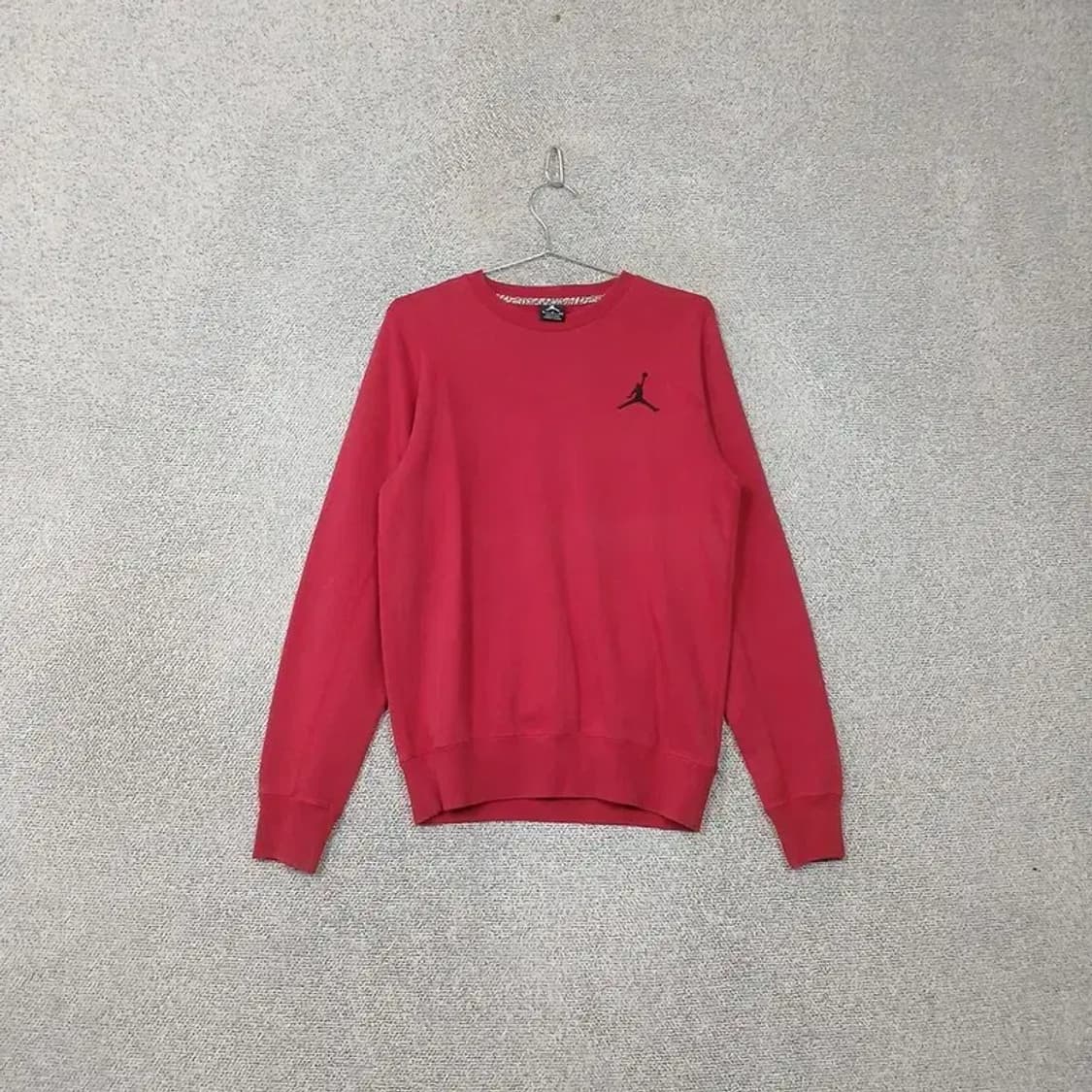 조던 레드 점프맨 로고 맨투맨 S 상품이미지1