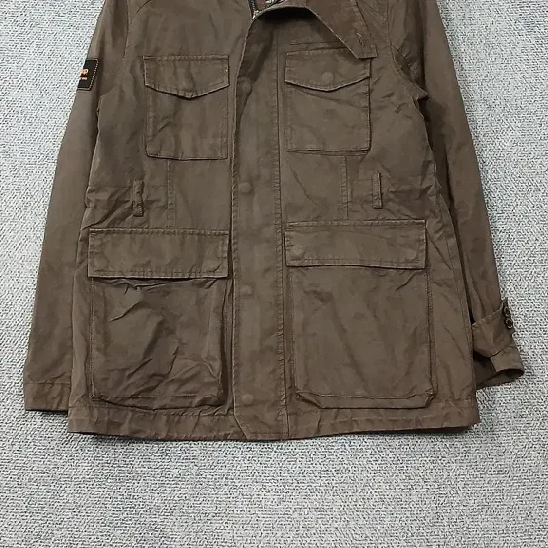 지프 브라운 빈티지 쿼드포켓 필드 자켓 M 상품이미지4