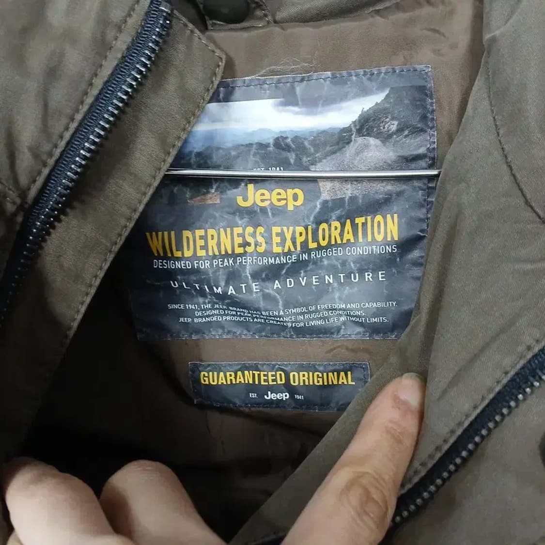 지프 브라운 빈티지 쿼드포켓 필드 자켓 M 상품이미지5