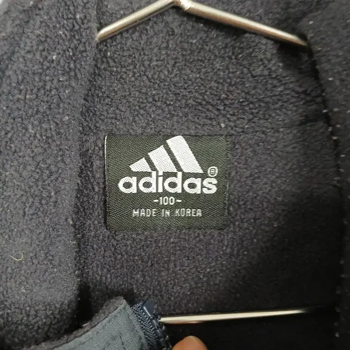 아디다스 로고 기모 집업 조끼 100 상품이미지3