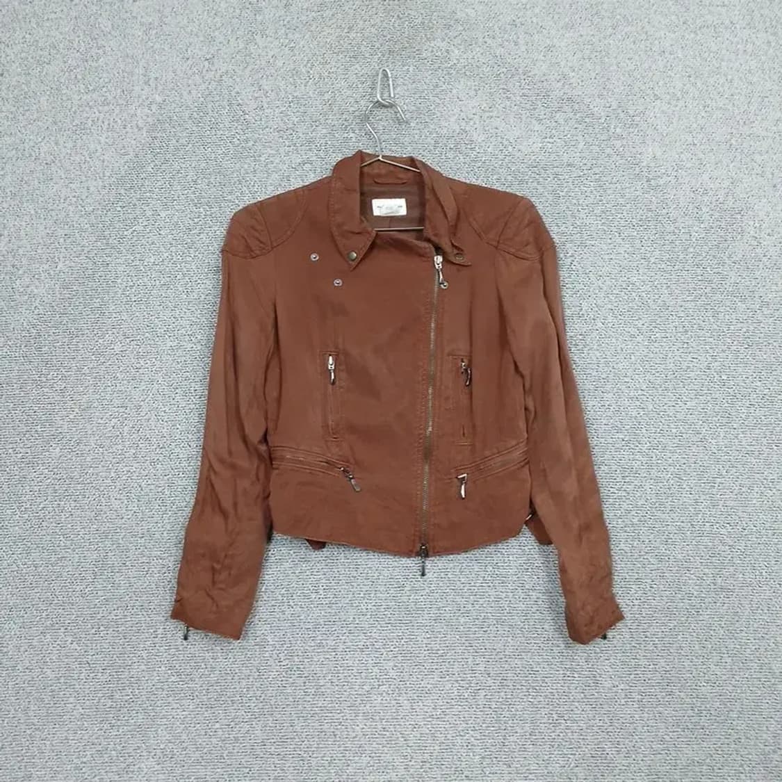 클럽모나코 브라운 스웨이드 라이더 자켓 XS/TP 상품이미지1