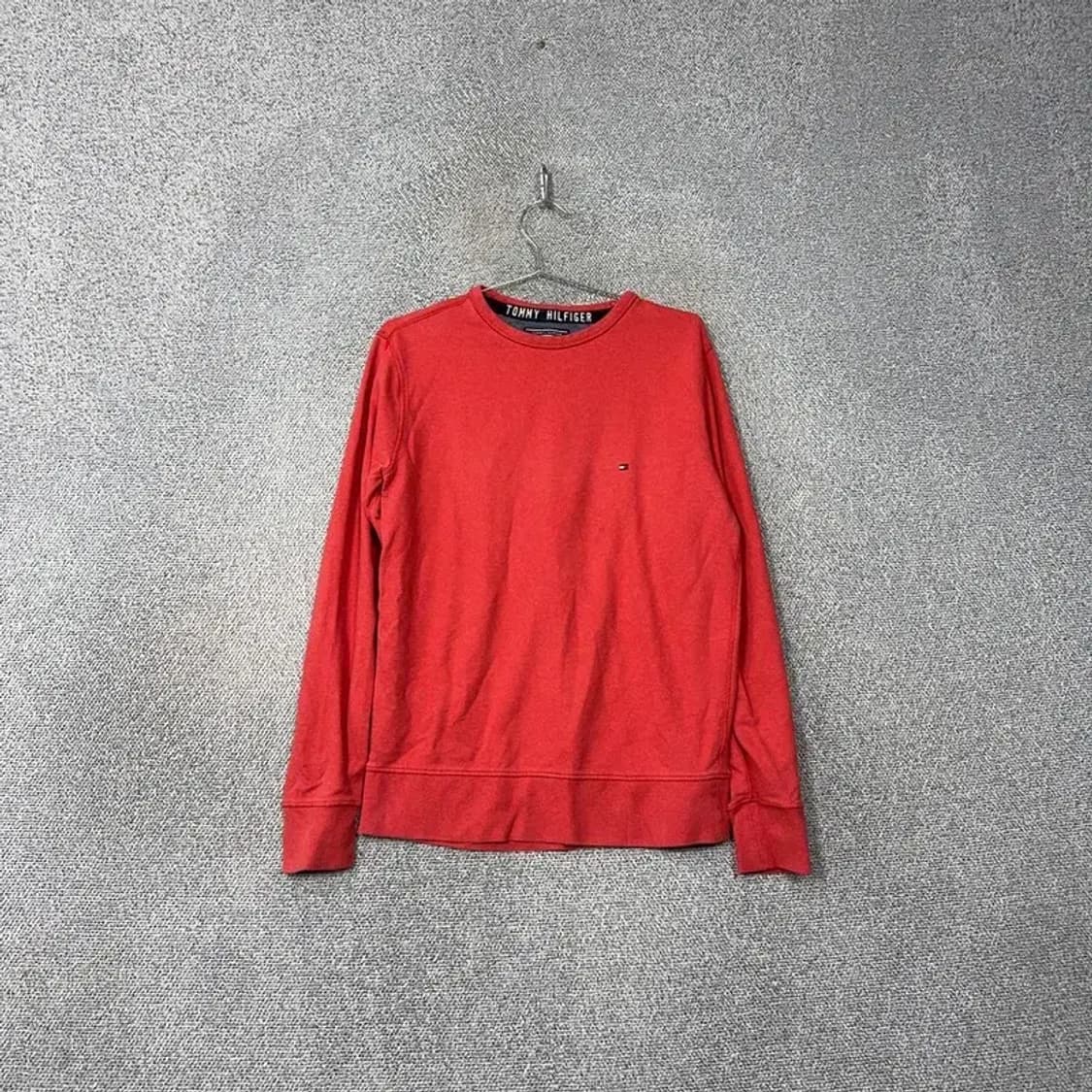 타미힐피거 스몰로고 레드 남성 맨투맨 M 상품이미지1