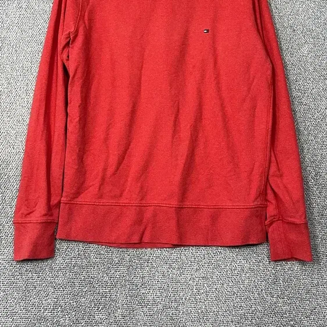 타미힐피거 스몰로고 레드 남성 맨투맨 M 상품이미지4