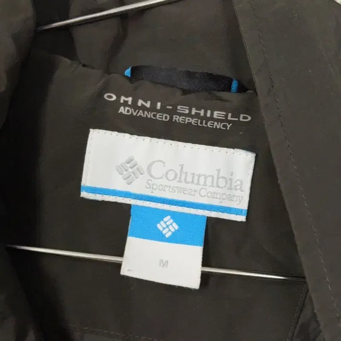 콜롬비아 옴니실드 카키 후드 바람막이 코트 M 상품이미지4