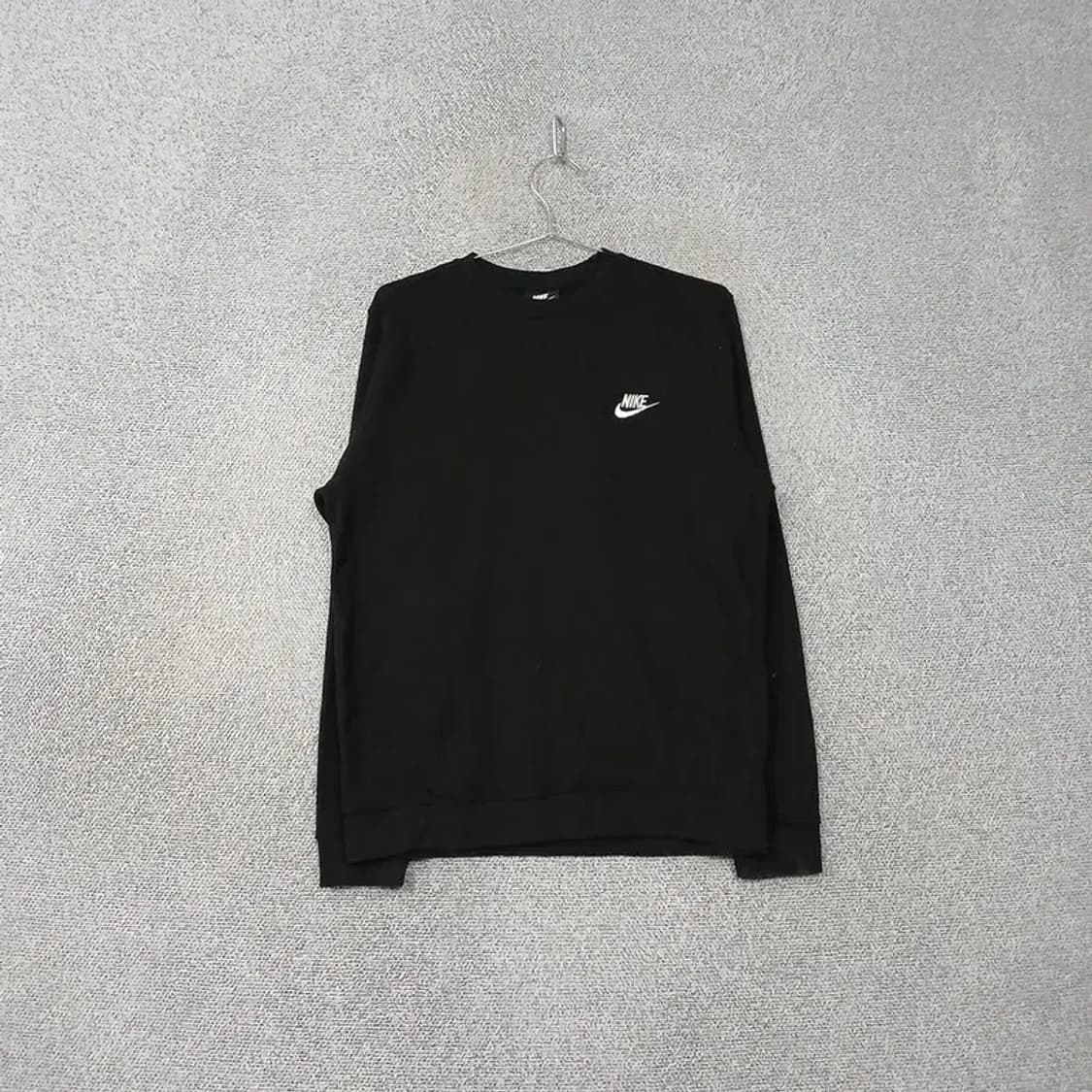 나이키 스우시 블랙 맨투맨 L 상품이미지1