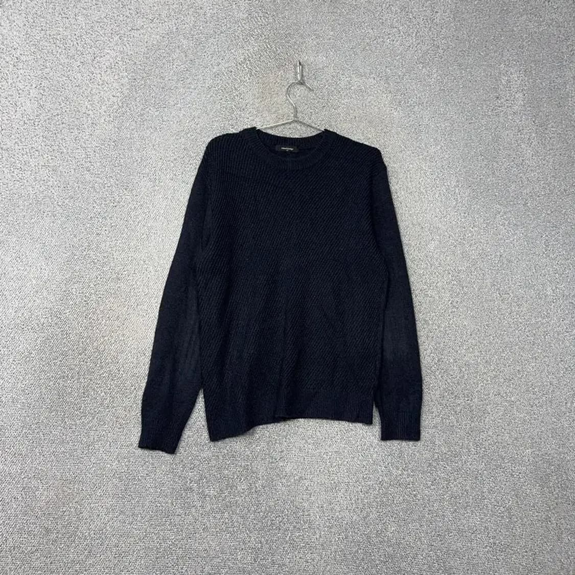 마인드브릿지 네이비 무지 남성 캐주얼 아크릴 니트 105 상품이미지1