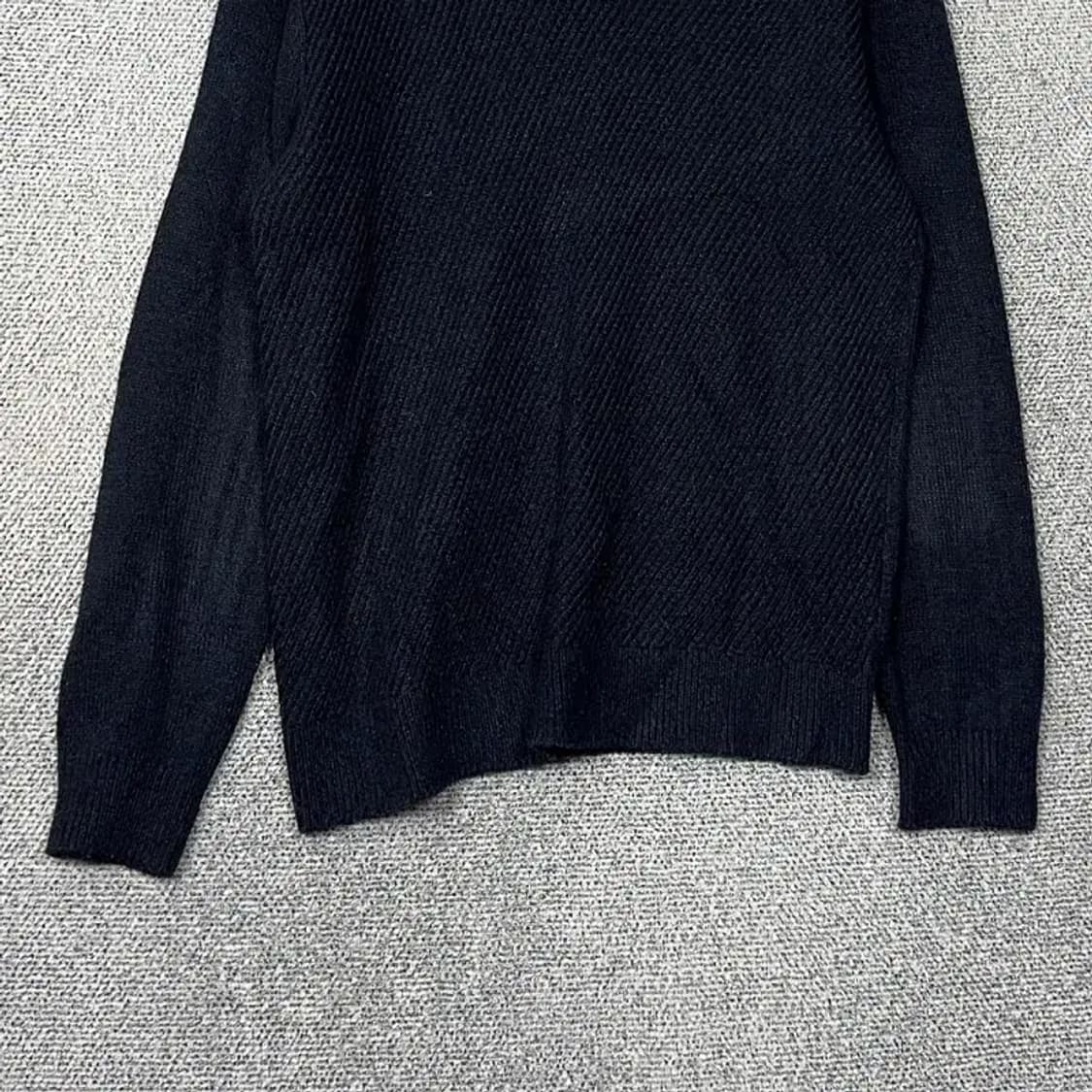 마인드브릿지 네이비 무지 남성 캐주얼 아크릴 니트 105 상품이미지4