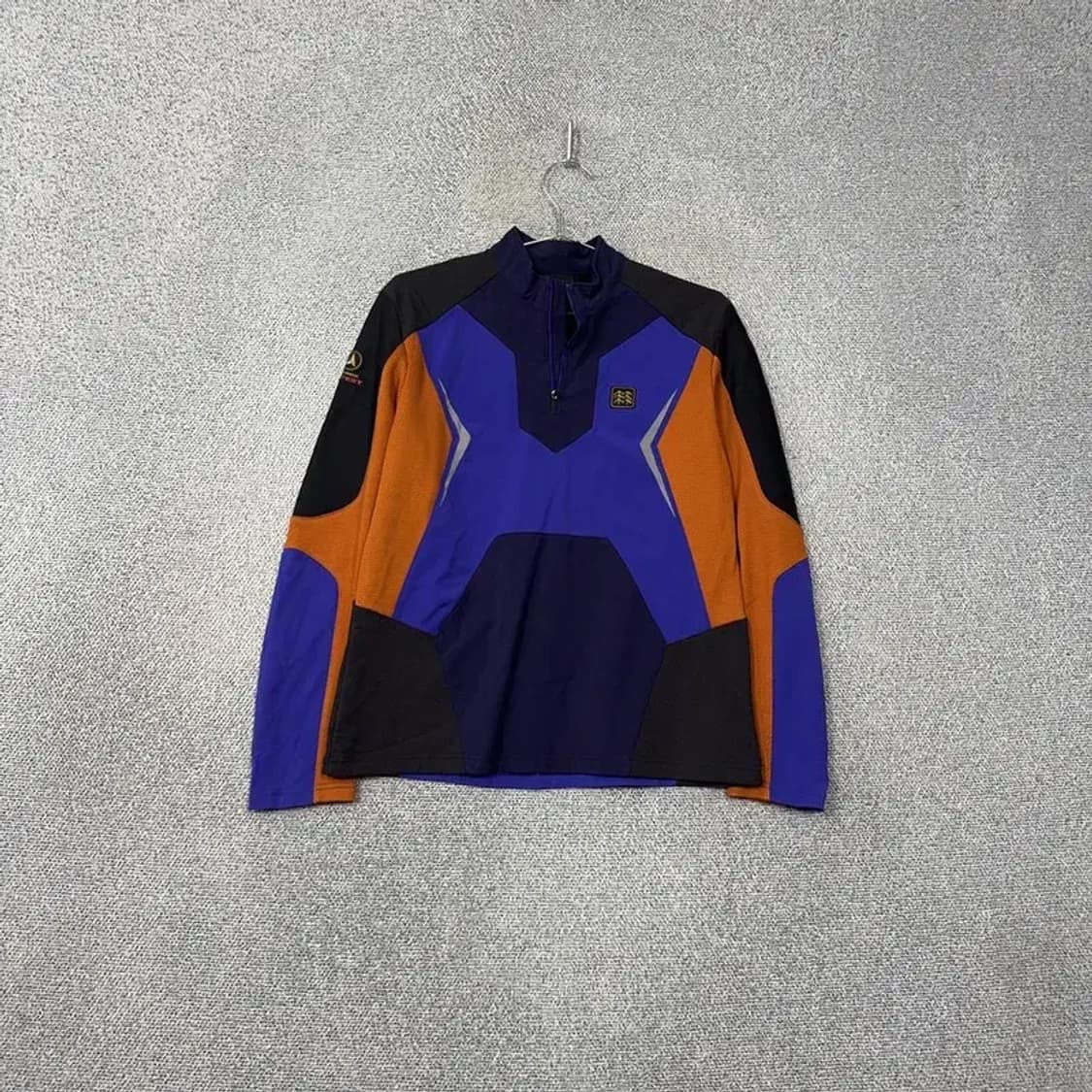 코오롱 스포츠 로고 등산 반집업 기능성 긴팔티 105 상품이미지1