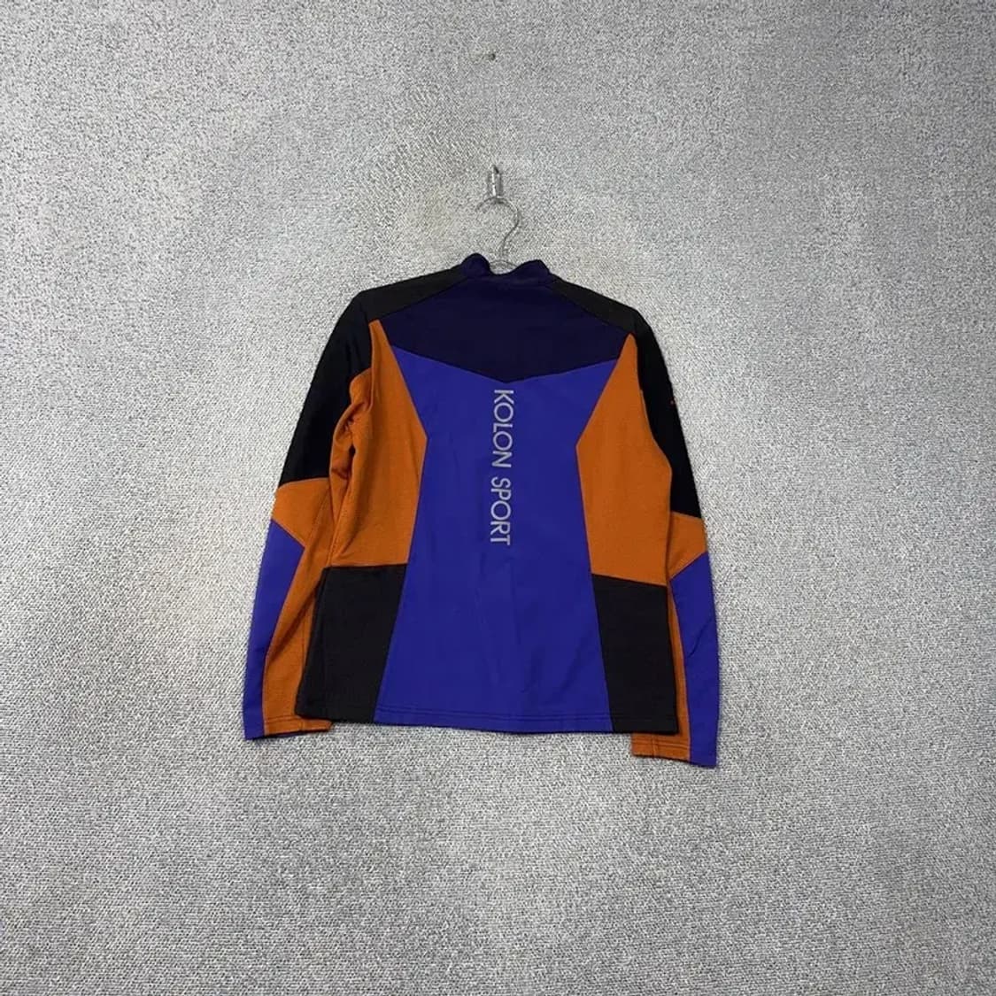 코오롱 스포츠 로고 등산 반집업 기능성 긴팔티 105 상품이미지2