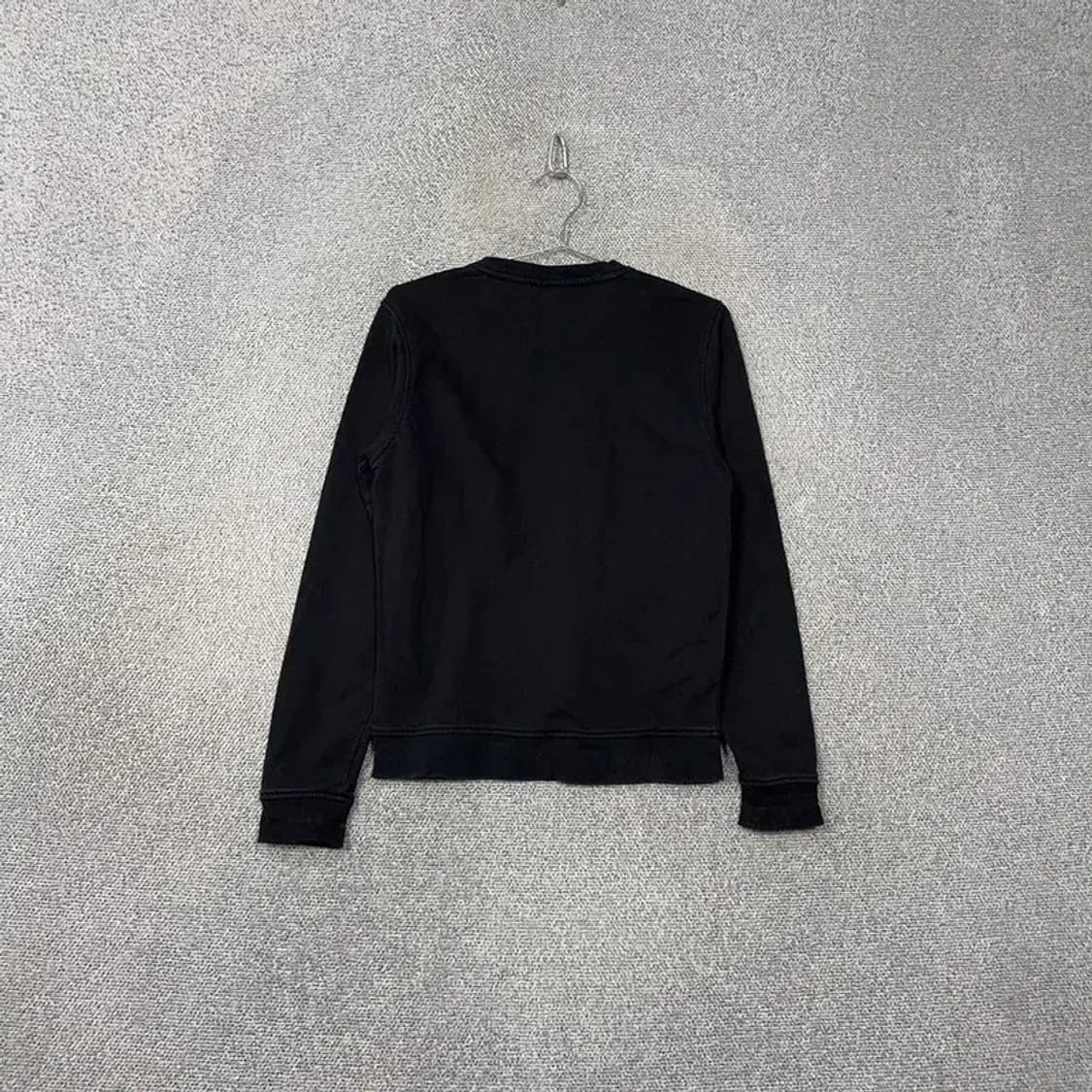 라코스테 블랙 로고 캐주얼 맨투맨 S 상품이미지2