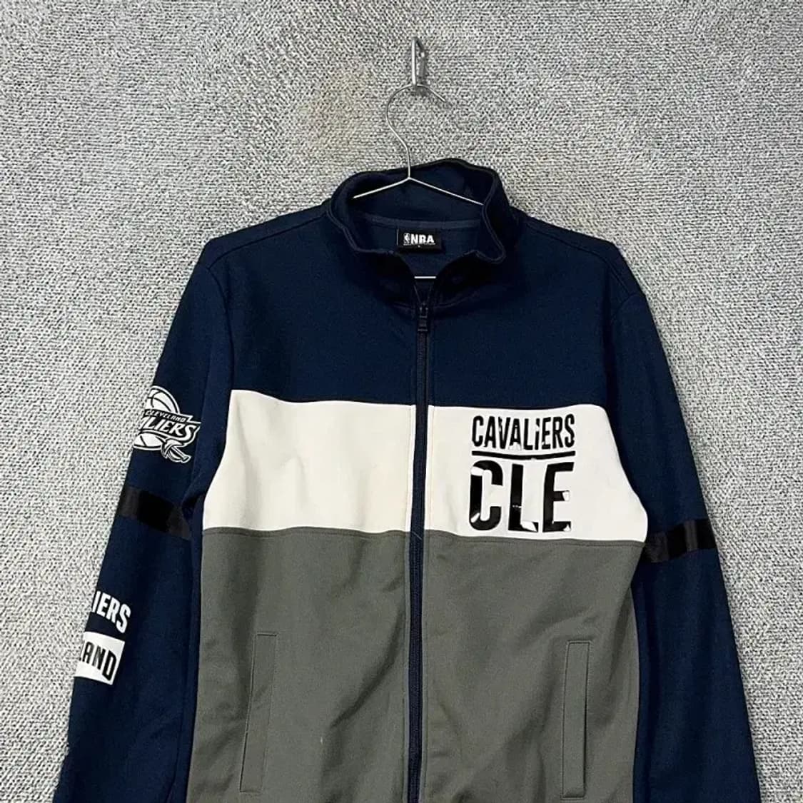 NBA 클리블랜드 로고 기능성 집업 저지 L 상품이미지3