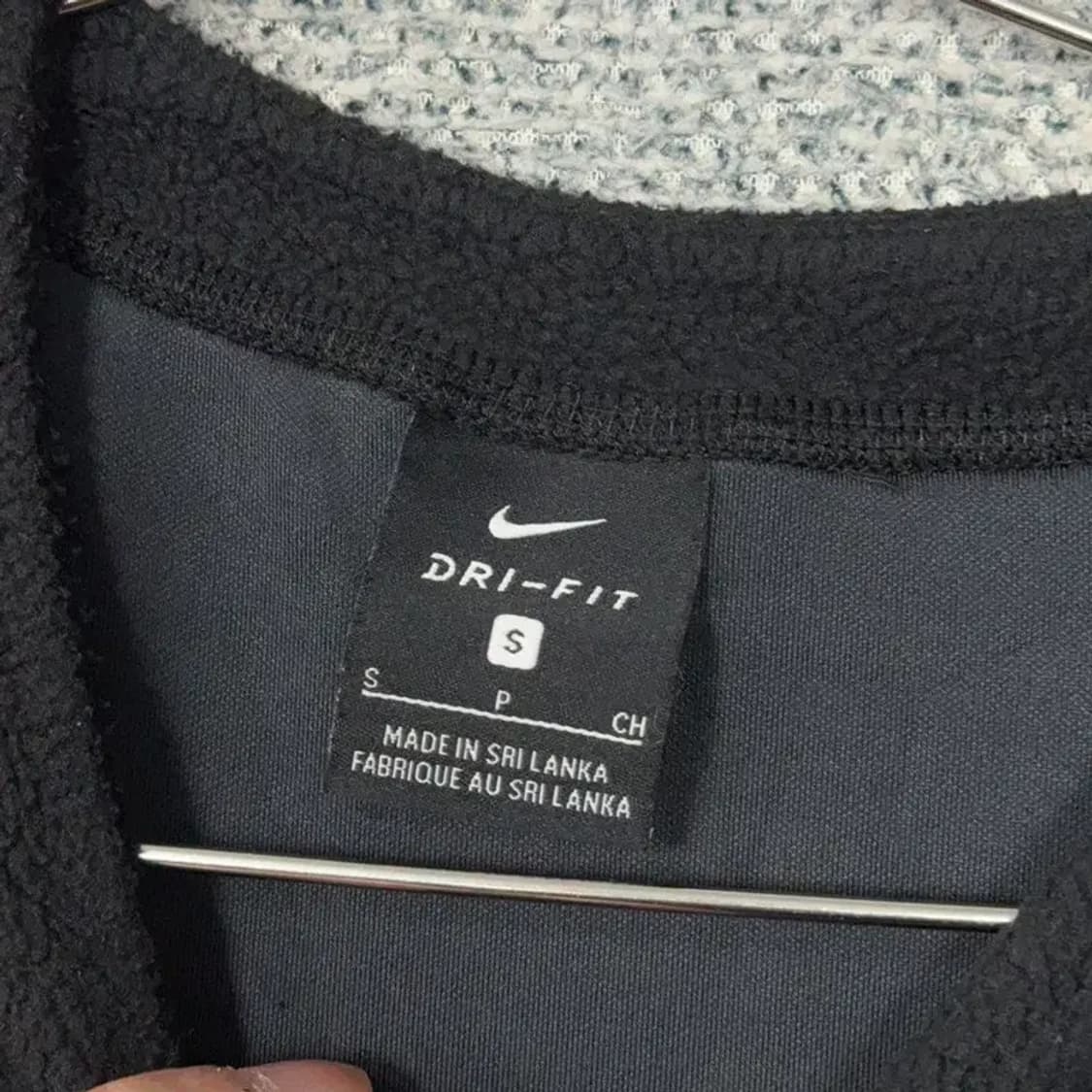 나이키 블랙 벨벳 크롭 맨투맨 S 상품이미지3