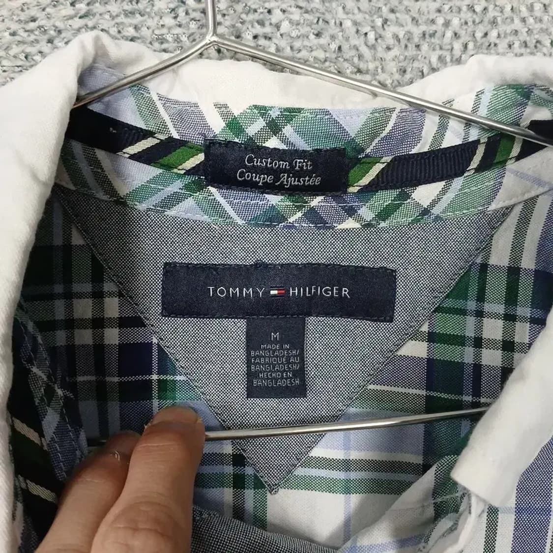 타미힐피거 로고 캐주얼 코튼 셔츠 M 상품이미지5