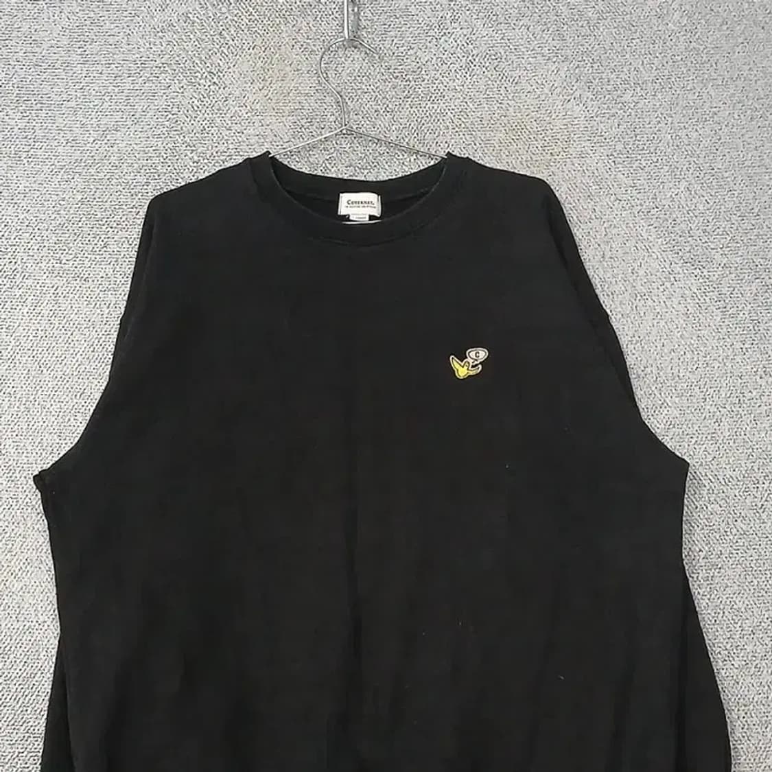 커버낫 로고 블랙 스웻셔츠 맨투맨 X-LARGE 상품이미지3