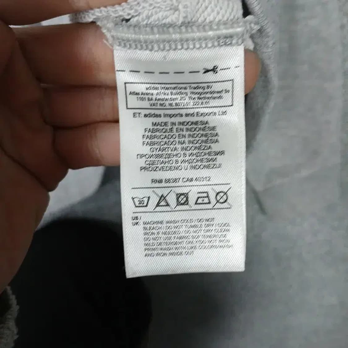 아디다스 프린팅 빅로고 남성 맨투맨 L 상품이미지6