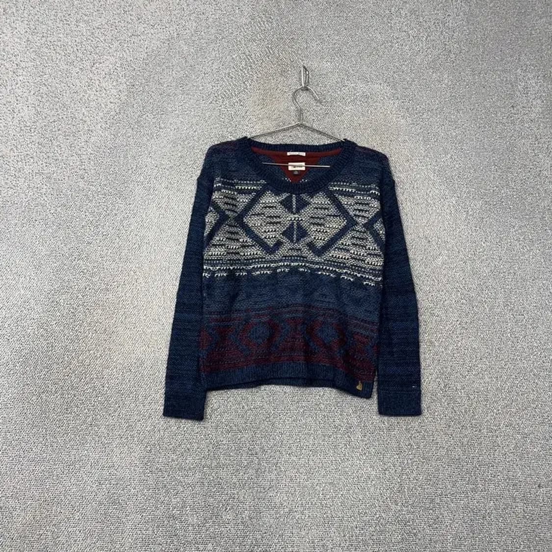 타미힐피거 패턴 모헤어 니트 XS 상품이미지1