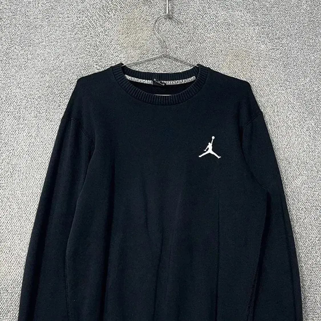 조던 점프맨 로고 블랙 맨투맨 M 상품이미지3