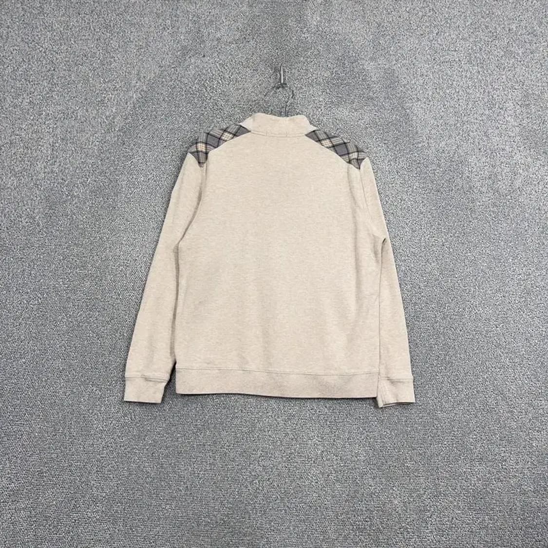 해지스 캐주얼 버튼 카라 크림 맨투맨 185 상품이미지2