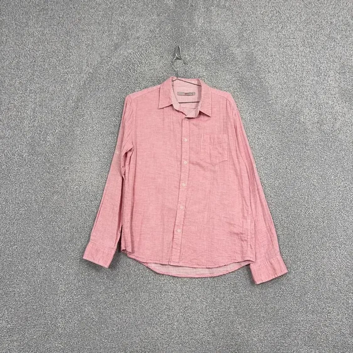 에잇세컨즈 남성 코튼 라이트 핑크 셔츠 XL 상품이미지1