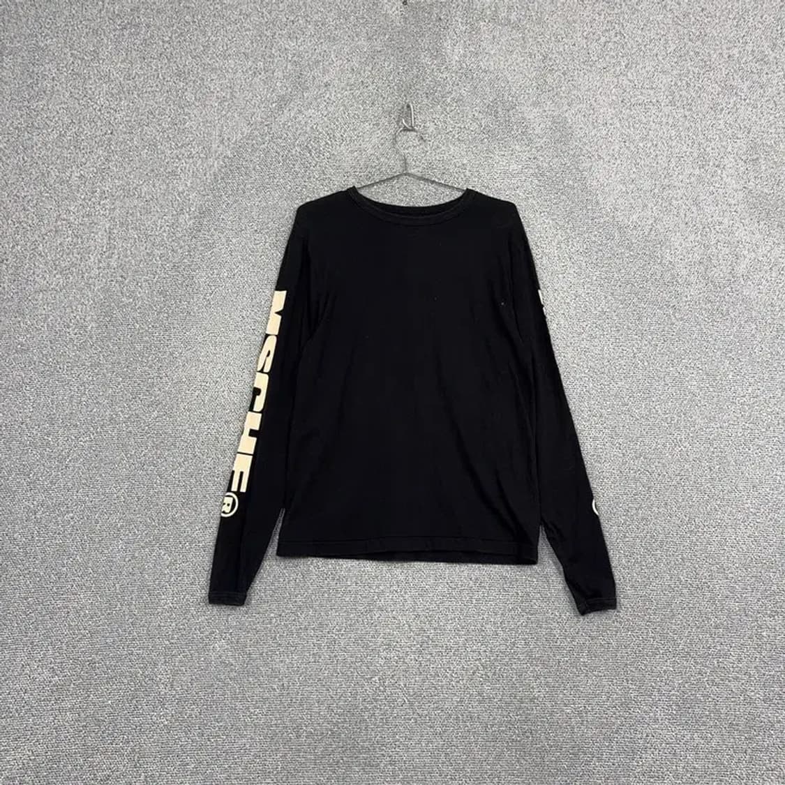 미스치프 사이드 프린팅 빈티지 긴팔티 M 상품이미지1