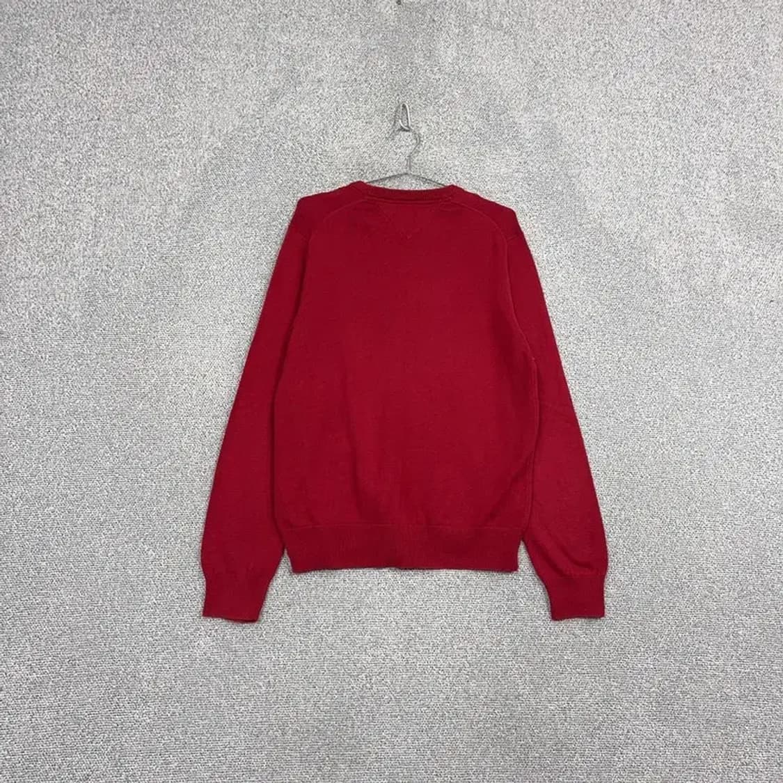 타미힐피거 레드 로고 캐주얼 코튼 니트 M 상품이미지2