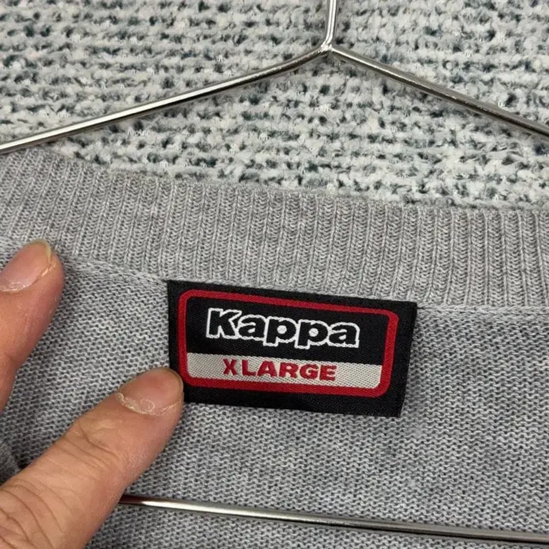 카파 그레이 남성 아크릴 오버핏 니트 XL 상품이미지5