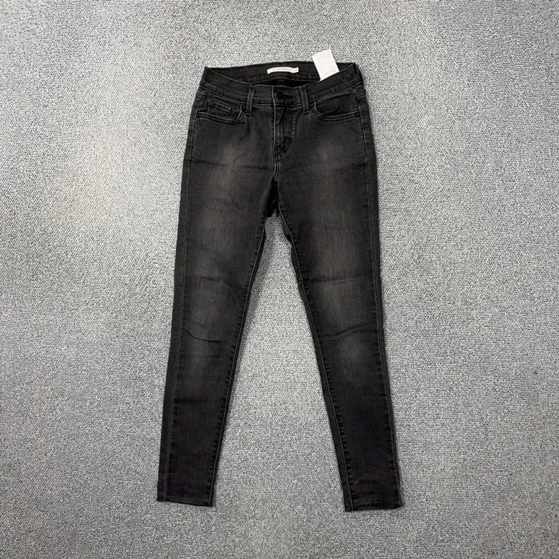 리바이스 710 여성 흑청 스키니진 26 상품이미지1